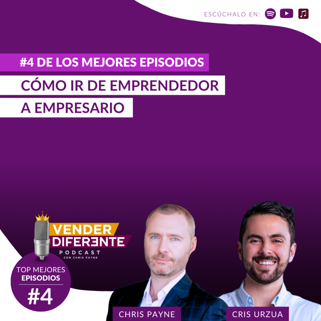 TOP episodio #4 - De emprendedor a empresario con Cris Urzua y Chris Payne